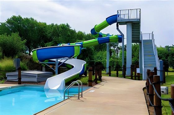 良い価格 屋外 ファイバーグラス プール 遊園地 の 水上 公園 設備 オンライン