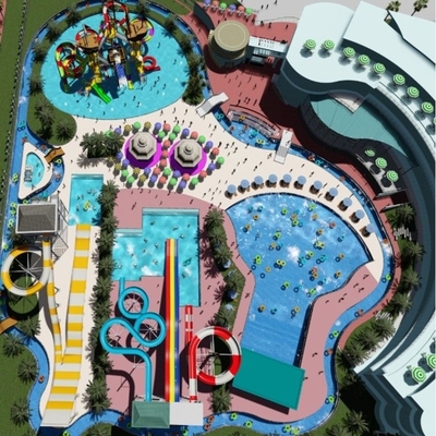 良い価格 Outdoor Fiberglass Water Park Slide for Kids and Adults オンライン