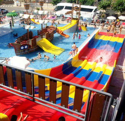 良い価格 Water Park Manufacturer Fiberglass Swimming Pool Slides Project Popular Commercial Aqua Park Water Slides For Sales オンライン