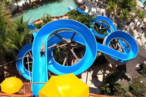 良い価格 Summer Hot Selling Large-Scale Water Park Slide Fiberglass Spiral with Design Service Water Play Equlpment One-year Warranty オンライン