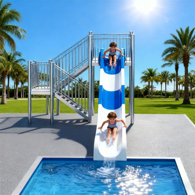 良い価格 High-Speed Water Slide Fiberglass Material Residential Hotels Parks Swimming Pool Can Personalized Design Use For Adults And Children オンライン
