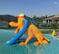 二重樋の小型プールのスライドのガラス繊維の子供のプール犬のスライドの反紫外線