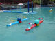 水演劇装置の子供の水公園のおもちゃのプールのゲームはシーソーのスプレーに水をまく