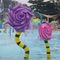 ガラス繊維水しぶきのパッドの反静的な子供のローズの花水スプレー公園