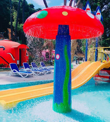 子供のためにカスタマイズされるガラス繊維水きのこの噴水は公園に吹きかける