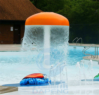 子供はスプレー公園のためのしぶきのパッド3.0mの高さのきのこ水噴水に水をまく