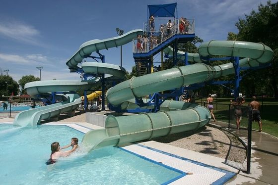 良い価格 アクア 水遊び 子供 チューブ スライド セット ガラス繊維 公園 玩具 プール用 設備 オンライン