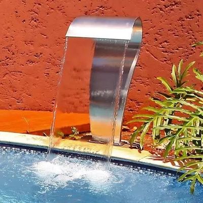良い価格 メタルプール アクセサリー SPA ステンレス スチール 噴泉 頭 滝 屋外 滝 オンライン