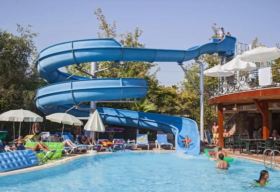 良い価格 水遊び テーマパーク プール ガラス繊維スライド 子供向け パーソナライズされた色 オンライン
