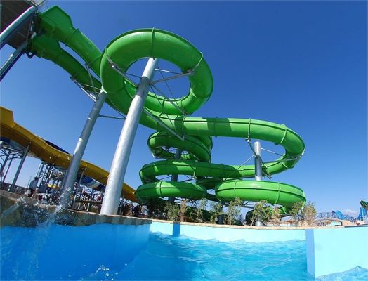 良い価格 OEM ファイバーグラスウォーターパーク スライド 2人 アクアアトラクター 公園ゲーム ドライブ オンライン