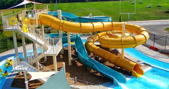 3m 高さ ガラス繊維 水上スライド 子供 遊園地 プール