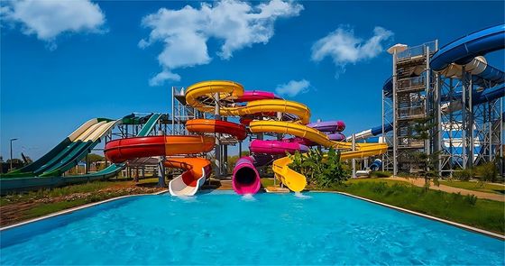 7m 幅 プライベート プール 水道 スライド 子供 遊園地 遊戯 遊戯 車