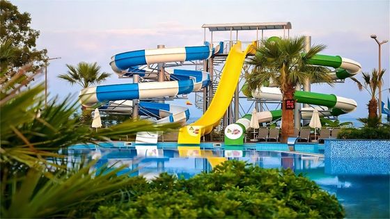 良い価格 ODM 購入 商業用 子供 遊び場 水泳池 ファイバーグラス スライド 中国 オンライン