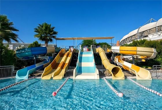 良い価格 OEM アクアパーク 遊園地 プール 設備 ガラス繊維 水スライド 販売 オンライン