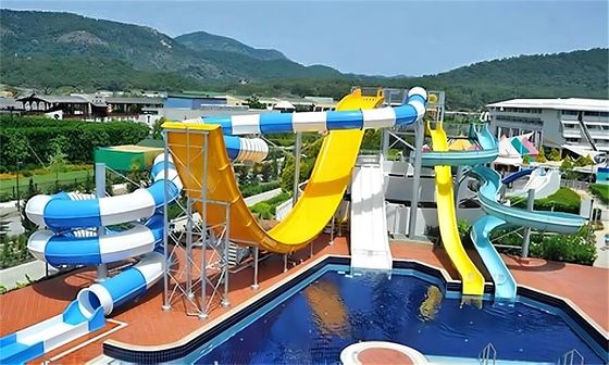 ODM アウトドア アミューズメント ウォーターパーク 遊び場 機器 スパイラルスライド