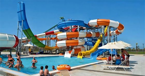 子供のための遊園地 プール 設備 ガラス繊維 玩具 水上スライド