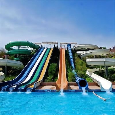 良い価格 子供のウォーターパーク 遊園地 ガラス繊維の滑り台 子供のための滑り台 オンライン