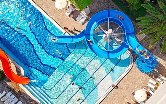 屋外 水遊び場 プール 設備 スライド 子供向け