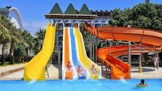アウトドア 子供 ウォーターパーク 遊び場 プール 設備 ガラス繊維 スライド