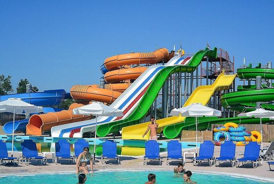 良い価格 OEM ウォーターパーク 遊園地 プール ガラス繊維 水上スライド 子供向け オンライン