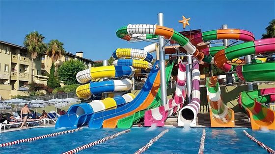 良い価格 OEM ウォーター テーマ 公園 遊園地 子供 ファイバーグラス ウォーター スライド オンライン