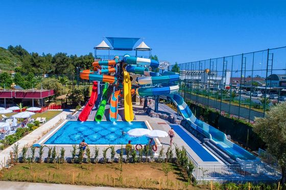アウトドア 商業用 ウォーターパーク スイミングプール ゲーム 水中 ファイバーグラス スライド 子供 向け