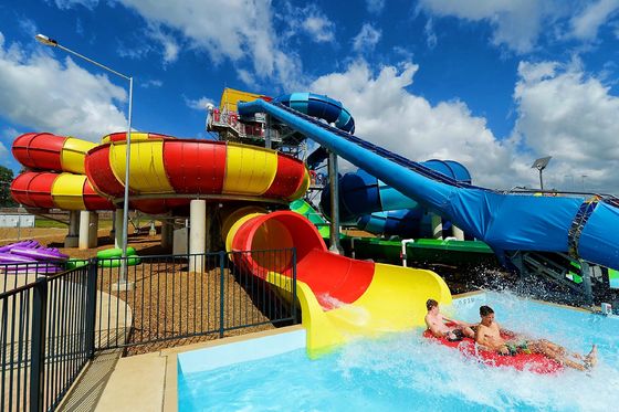 良い価格 水遊び公園 遊び場 プール 設備 ガラス繊維 スパイラルスライド オンライン