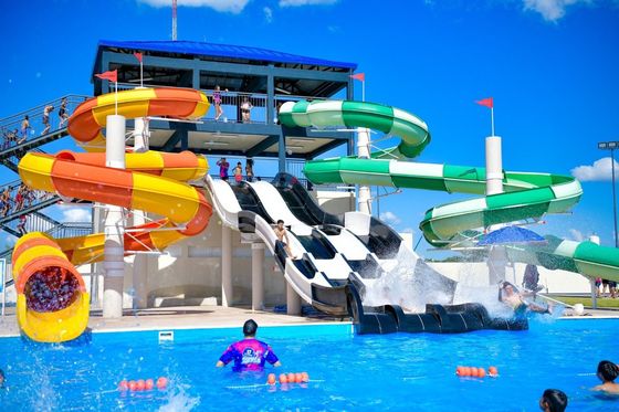 楽しい 子供 の 水 繊維 ガラス スライド 商用 プール