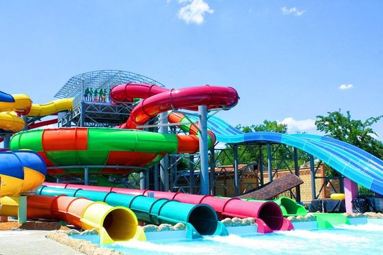 子供 屋外 遊園地 子供 水遊び場 ゲーム ガラス繊維 スライド グループ