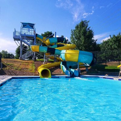 良い価格 水遊び スイミングプール 子供のためのガラス繊維スライド用品 オンライン