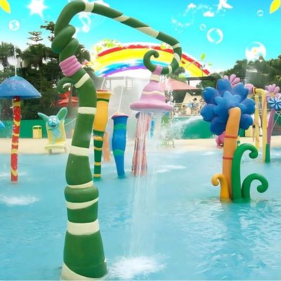 子供 屋外 遊び場 設備 プール 水 スプラッシュ パッド 栄光 花 子供 向け