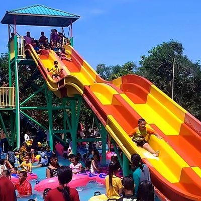 良い価格 ウォーターテーマパーク 屋外遊び場 ウォーターアトラクション ガラス繊維スライド オンライン