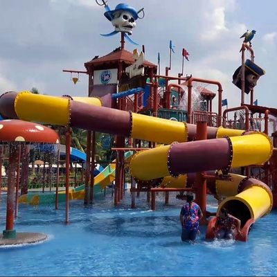 良い価格 ウォーター アミューズメント 公園 ドライブ パーティー 設備 商用 ガラス繊維の滑り台 オンライン