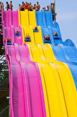 良い価格 水泳池 繊維ガラス 水上スライド 娯楽 高速家庭用 水上公園 水上ゲーム オンライン
