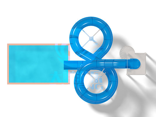 良い価格 6m Height Commercial Water Slide with >150 Person Capacity and 30-60 Days Delivery オンライン