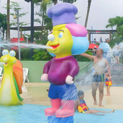 良い価格 水のスプラッシュパッド ガラス繊維 子供のための水遊び設備 遊園地 オンライン