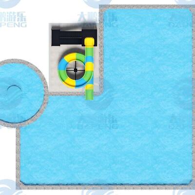 品質 商業用グラスファイバーウォータースライダー 屋外遊具 グラスファイバー 亜鉛メッキ鋼 耐久性 工場