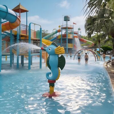 品質 シーホース テーマ キッズ ウォータープレイ 機能 商業用 スプラッシュパッド プール 公園 工場