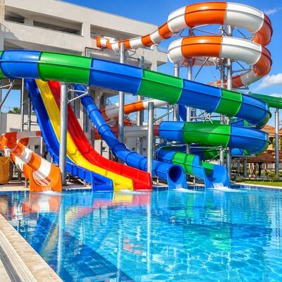 品質 最も人気のある水中公園スライド 水泳池 鮮やかな水中公園スライド 工場