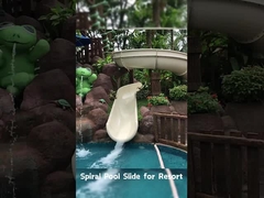 OEM キッズウォーターパーク 遊泳池 ガラス繊維スライド 商用プール アミューズメントライド